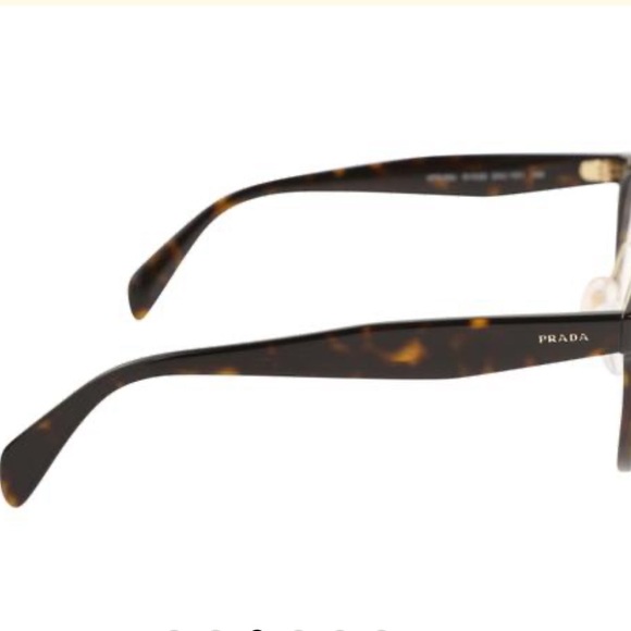 Prada Brown Vpr 03u Eyeglasses - Picture 8 of 12